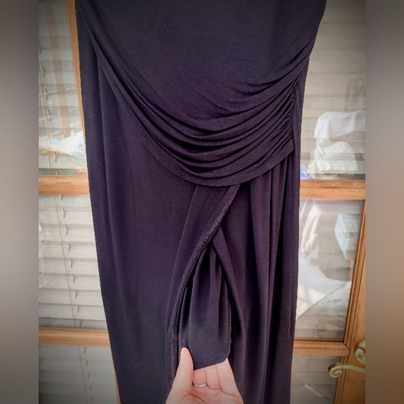 Brand New Spring 2016 CAbi Run Around Skirt 5052 Black Jersey Maxi Skirt, Medium - Picture 4 of 11